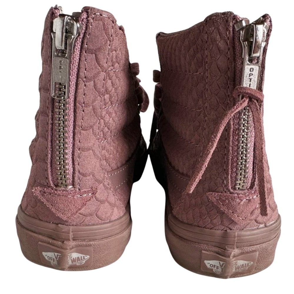 Vans Sk8-Hi Slim Back Zip Mono Python Twilight Ma… - image 4